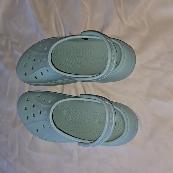 CROCS Sz:W8 Color:Blue Platform - Picture 11 of 11